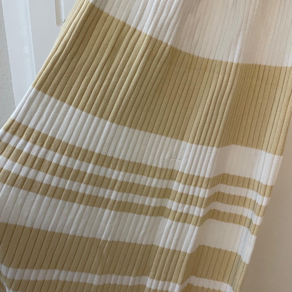 Significant Other Sage Maxi Dress Almond White Cream Stripe 2 XS Small Midi Tank - Picture 6 of 8